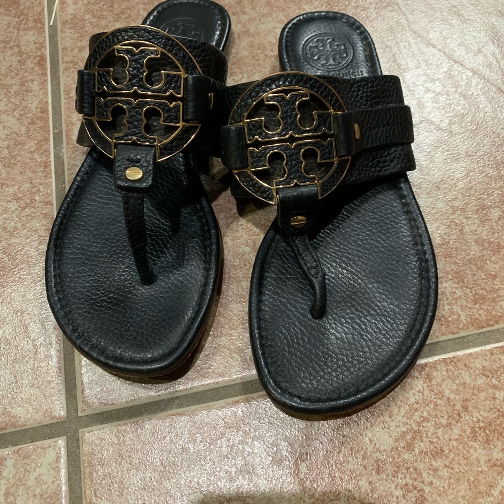 Tory Burch Miller sandals.